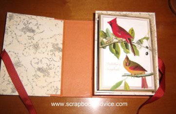 Home Decor Items with Scrapbook Supplies