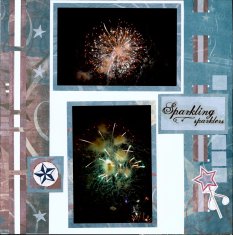 Fireworks Scrapbook Layout