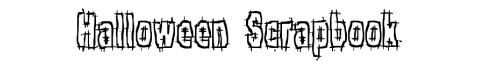 Halloween Scrapbook Font Hack and Slash Halloween Scrapbook Font Hack and Slash