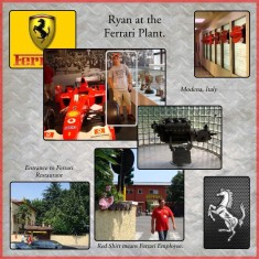 Ferrari Plant Scrapbook Layouit