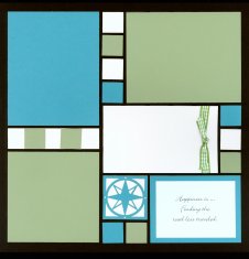 Mosaic Scrapbook Layout Kit