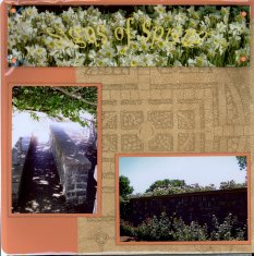 Norfolk Botanical Gardens Scrapbook Layout