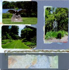 Norfolk Botanical Gardens Scrapbook Layout