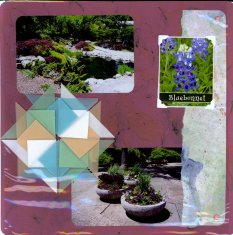 Norfolk Botanical Gardens Scrapbook Layout