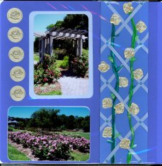 Norfolk Botanical Gardens Scrapbook Layout