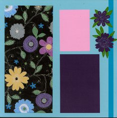 Scrapbook Layout using Post-It Craft Paper