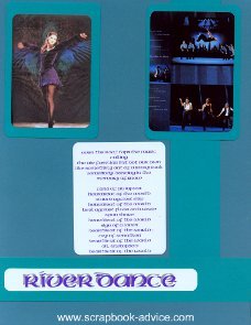 Riverdance Scrapbook Layout 12 x 15 inch Album