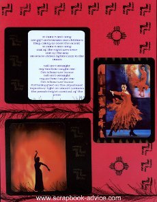 Riverdance Scrapbook Layout 12 x 15 inch Album
