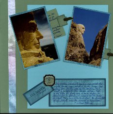Mount Rushmore Scrapbook Layouts & Ideas