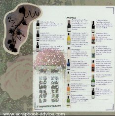 Club Scrap Sonoma Cedar Creek Winery Scrapbook Layout