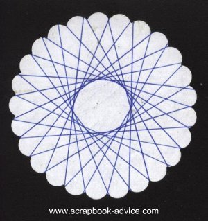 Spirella Designs Instructions & Tutorial String Art Scrapbook Embellishments