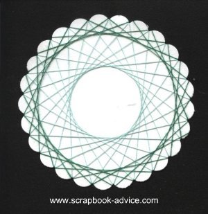 Spirella Designs Instructions & Tutorial String Art Scrapbook Embellishments