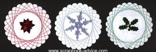 Spirella Designs & Tutorial String Art Scrapbook Embellishments Spirella Designs & Tutorial String Art Scrapbook Embellishments
