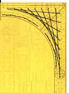 Fibers Layout with Lacing Card