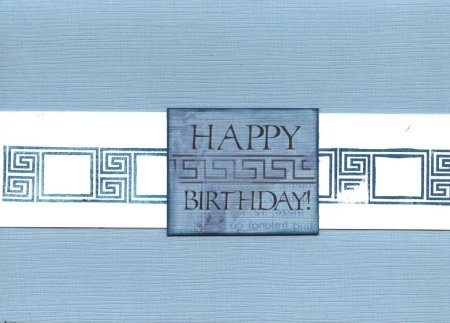 Hand Made Birthday Card Hand Made Birthday Card