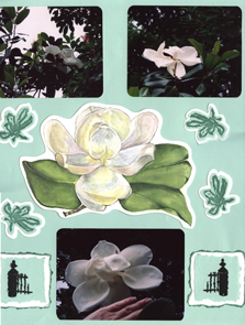 Floral Scrapbook Layout