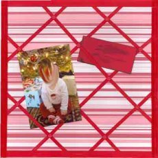 French Notice Board Scrapbook Layout