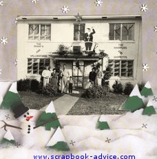 Heritage Christmas Scrapbook Layout