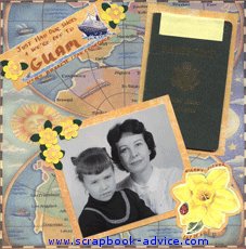 Heritage Scrapbook Layout