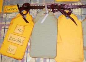 Scrapbook Page Tags using Pop Tops