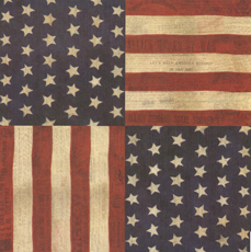 Military Scrapbook Flag Paper