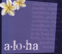 Scrapbook Paper Hawaii Aloha