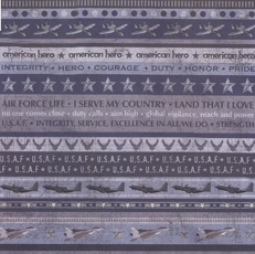 Air Force Scrapbook Paper