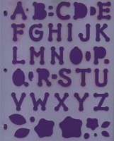 Font Scrapbooking Stencil