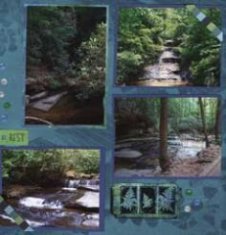 Table Rock State Park Scrapbook Layout