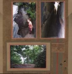 Table Rock State Park Scrapbook Layout