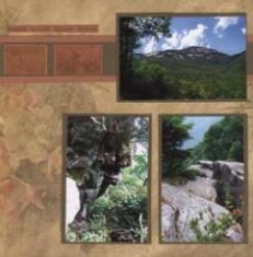 Table Rock State Park Scrapbook Layout