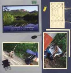 Table Rock State Park Scrapbook Layout