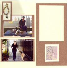 Dog Scrapbook Layout