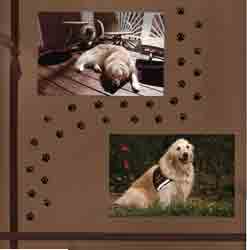 Canine Assistants Scrapbook Layout