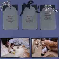 Canine Assistants Scrapbook Layout