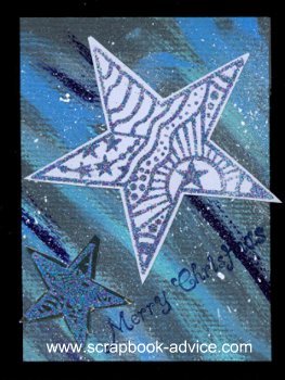MIchael Strong Cloisonne Stamp Christmac Card MIchael Strong Cloisonne Stamp Christmac Card