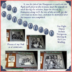 8th Air Force Museum Scrapbook Layout