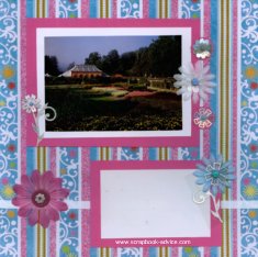 Biltmore Conservatory Scrapbook Layout