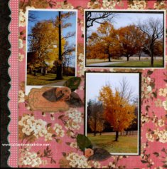 Biltmore Conservatory Scrapbook Layout