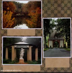Biltmore Estate Scrapbook Layout