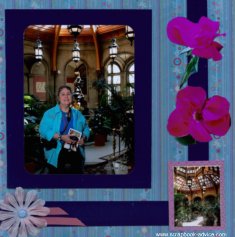 Biltmore Estate Scrapbook Layout