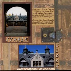 Biltmore Estate Scrapbook Layout