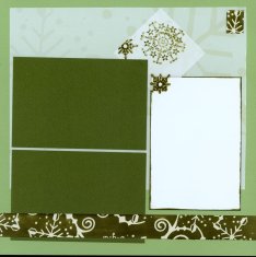Christmas Scrapbook Layouts with Club Scrap Paper
