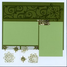 Christmas Scrapbook Layouts with Club Scrap Paper