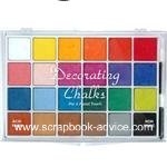 Scrapbook Decorating Chalk package of 24 colored chalks