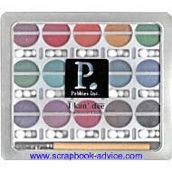 Scrapbooking Chalk Pebbles I Kan dee Pearlesent chalks in 30 different colors