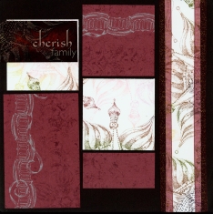 Christmas Scrapbook Layout Club Scrap