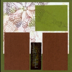 Christmas Scrapbook Layout Club Scrap