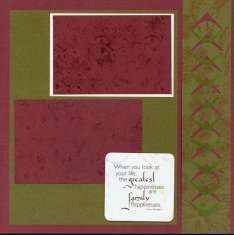 Christmas Scrapbook Layout Club Scrap