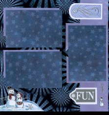Christmas Scrapbook Layouts with Personal Shopper Kits
